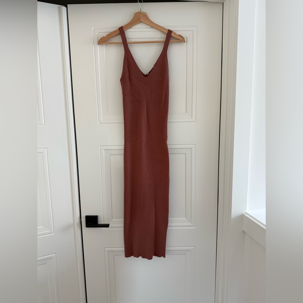 Dusty Rose/Mauve Sleeveless Dress